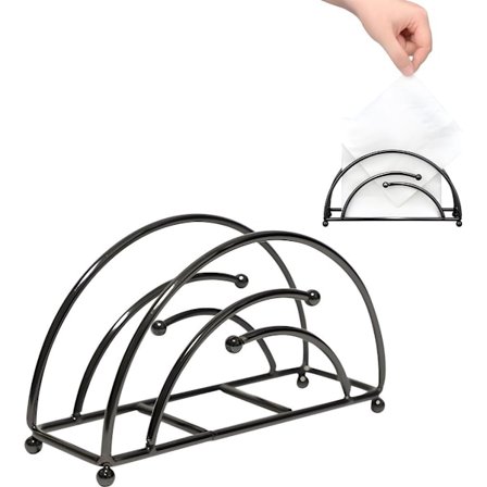 Serviettholder - Serviettholder - Vertikal Serviettholder - Metall - 17x5,5x9,5cm - Forhindrer Fukting