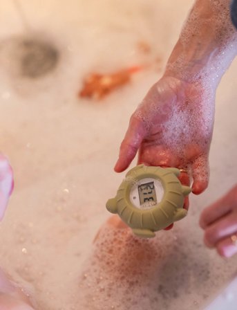 Filibabba Bath Thermometer - Turtle - Green - ONE SIZE