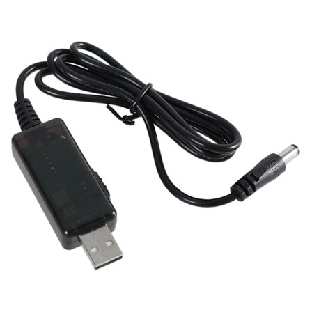 USB til DC5V 9V 12V strømkabeladapter 8 DC-kontakter ladekabel strømledning LED-skjerm justerbar spenning