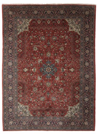 Medallion Large Sarouk Rug 290X390 Wool