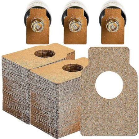 (Pow yeah!) 200 stk. Vintage Kraftpapir Etiketter til Vinkælder, Genanvendelige Tilpasningsdygtige Tomme Flaskehals-Gavemærker til Champagne