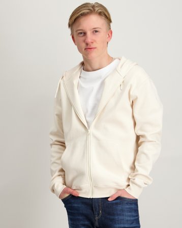 RYVLS Base Zip Hoodie Beżowy Bluzy z kapturem Chłopiec - Kids Brand Store