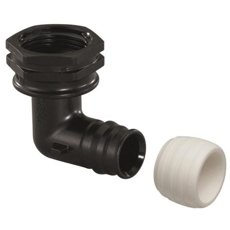 Uponor 1880262 Kulma-adapteri 20 x 20 mm, juoksumutterilla G1/2, Asennus