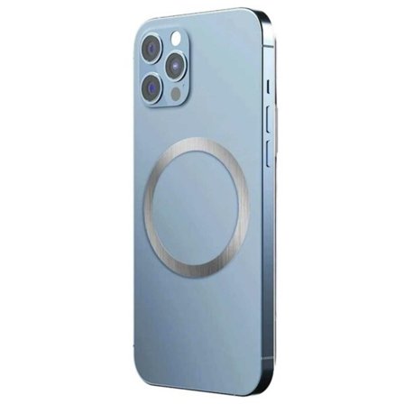 Självhäftande Magsafe Ring Adapter för Mobilskal Silver