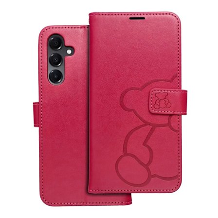 Galaxy A16 5G Plånboksfodral Mezzo - Teddy Bear Magenta