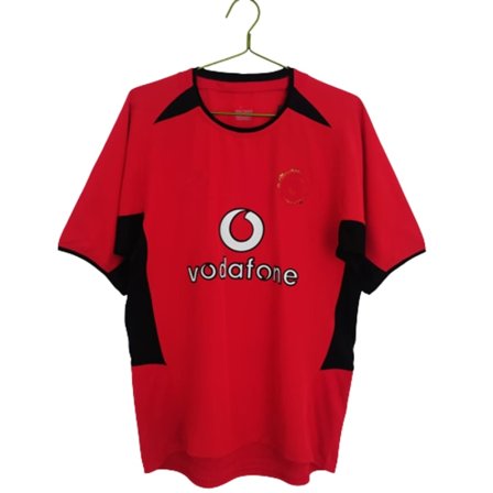 02-04 Manchester United hjemme custom trøje træningssæt kortærmet trøje T-shirt