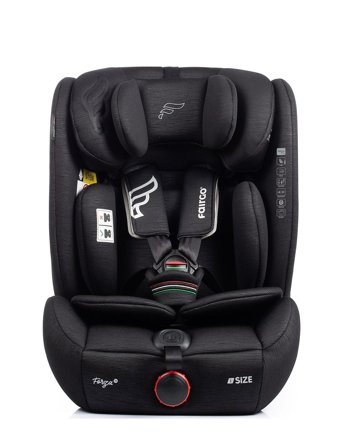 Fairgo Forza I-Size Autostol 76-150 Cm - Black Sand - Black - 76/150CM