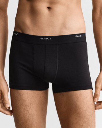 GANT Herren 3er-Pack Boxershorts (L) Schwarz