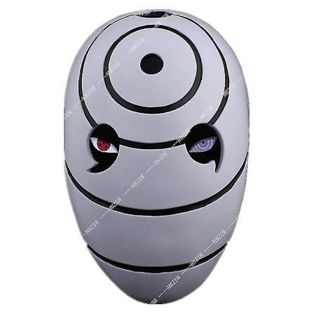 Anime Uchiha Obito Mask Tobi Akatsuki Ninja Cosplay Kostumer Pvc Masker Halloween Tre-øjne maske gave