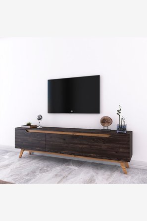 Hanah Home - Mediabänk D1 1009 - Svart - TV-bänkar & mediabänkar - Från Homeroom