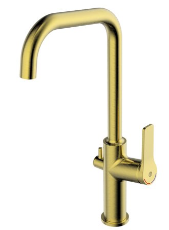 Gustavsberg Epic Köksblandare med maskinavstängning Mässing, Badrum