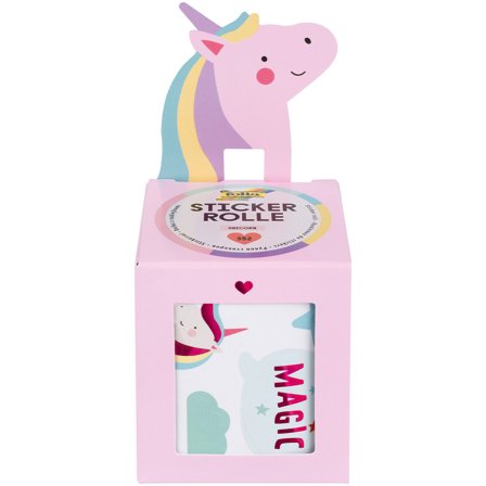 Folia Stickerrolle Unicorn