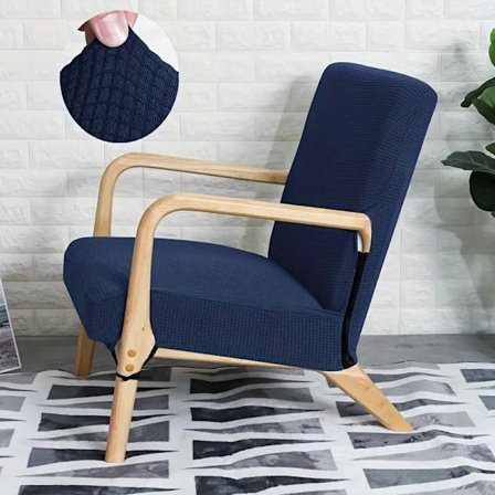 1 kpl Nykyaikainen Jacquard-vohvelituolinpäällinen - Paksu joustava elastinen istuvuus, konepestävä polyesterisekoitus, all-in-one-muotoilu moderniin 