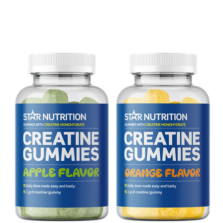 Kreatinmonohydrat Star Nutrition Creatine Gummies Flavour Duo - Bodyman.dk