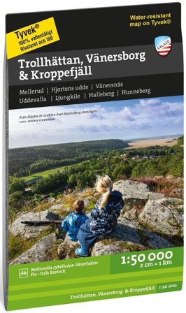 Calazo Trollhättan Vänersborg Kroppefjäll 1:50 000