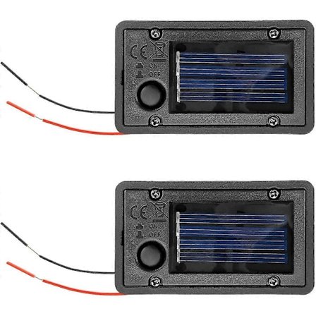 2 kpl Paristokotelo, aurinkolyhdyn valon varaosat yläosa ulkokäyttöön ripustettaviin lyhtyihin