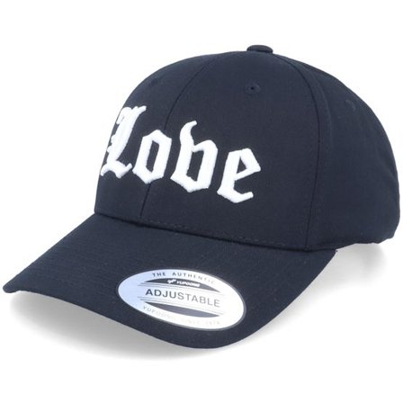 Blackletter - Svart adjustable Keps - 3D Love Black Adjustable @ Hatstore