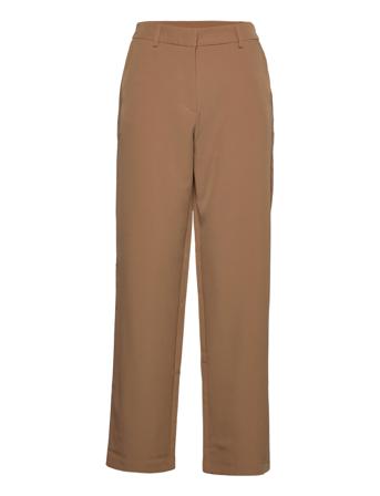 Vikammas Hw Tailored Pant Trousers Suitpants Beige Vila