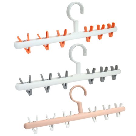 3-pakning med sokketørkerhengere, bærbare drypphengere, tørk sokker, håndklær, babyklær, undertøy, hansker, delikate bh-er