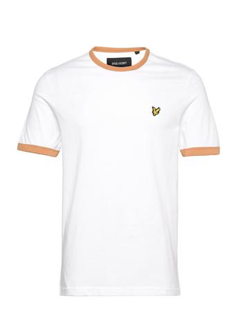 Ringer T-Shirt T-shirts Short-sleeved Vit Lyle & Scott