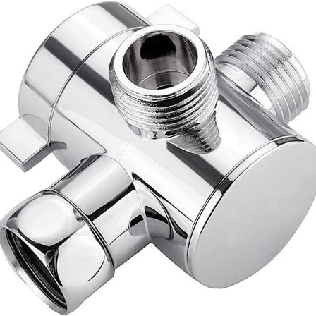 3-veis avledningsventil for dusj, G1/2 tommer, multifunksjons vannseparator, dusj