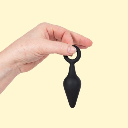 Vuxen: Analplug med Ring - Small