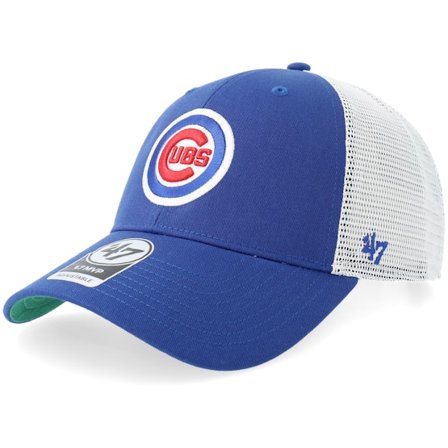 47 Brand - MLB Blå trucker Caps - Chicago Cubs Branson Mesh Royal Trucker @ Hatstore