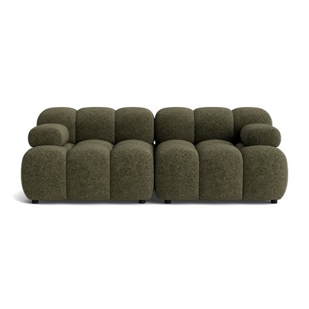 Puffy 2 personers sofa - Anthology Grøn - 190x95x64 - Sofa Lænestol, 2 personers sofa
