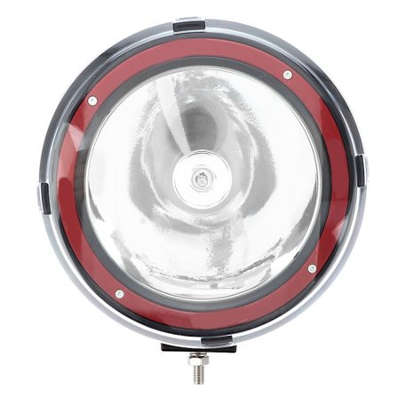 HID Front Bumper Taklampa Camping Jakt Fiske Spot Light 12-24V 55W9inches Röd Ring