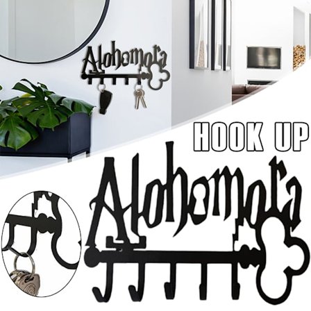 Kreativ Kroklist Väggfäste Nyckelhållare Handväska Nyckelring Hållare Väggkrokar