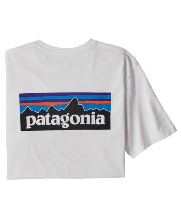 Patagonia M's P-6 Logo Responsibili-Tee Hvit