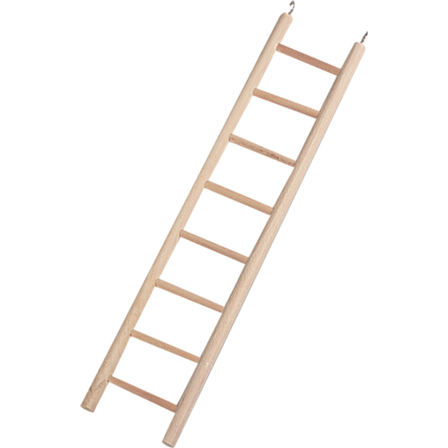 Flamingo - Fugleleketøy - Stige med 8 trinn Beige 34 x 7 cm - Fugl - Burinventar & rugekasser - Fuglestiger - ZOO.no