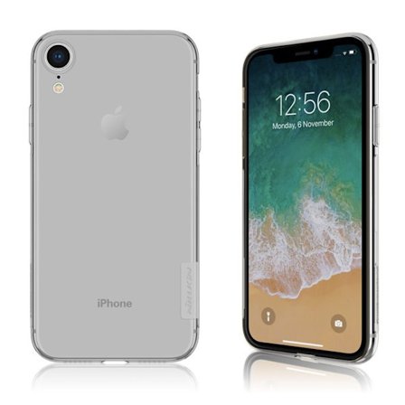 NILLKIN Nature 0,6 mm blødt, fleksibelt telefon cover iPhone XR 6,1 tommer - Grå