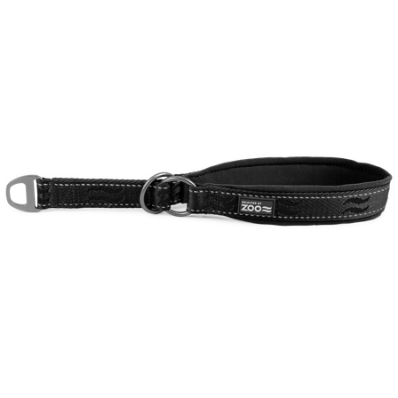Selected by ZOO - Hundehalsbånd Rufus halvjern 25 mm x 45-55 cm Sort - Hund - Halsbånd - ZOO.no