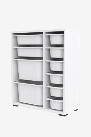 Hanah Home - Opbevaringsenhed Zen - Hvid - Hylder & opbevaring - Fra Homeroom