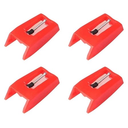 4 skivor Skivspelare Nålar, Universal Replacement Stylus Needles Replacement Stylus Needles for Vinyl Record Player