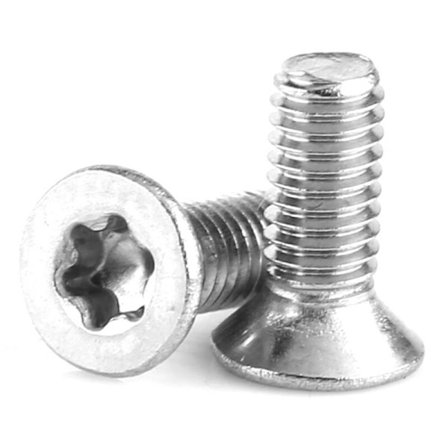 M3 stjärnskruvar, försänkta skruvar med platt huvud, 50 stycken (M3×6)