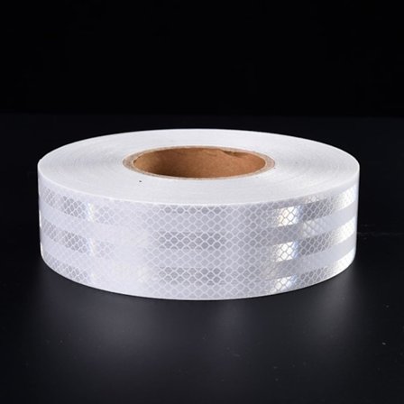 Hvit Refleks Tape, 5cm x 10m Refleks Tape Selvklebende Vanntett Reflektor Tape Høy Synlighet Refleks Klistremerker for Kjøretøy, Sykler, Utendørs