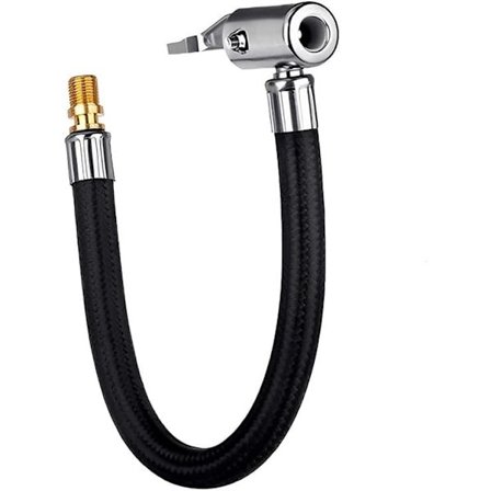 1 slangadapter för inflation, biladapter med låsbar däckklämma, begagnad