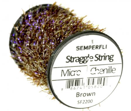 Semperfli Straggle String UV Micro Chenille - Brown