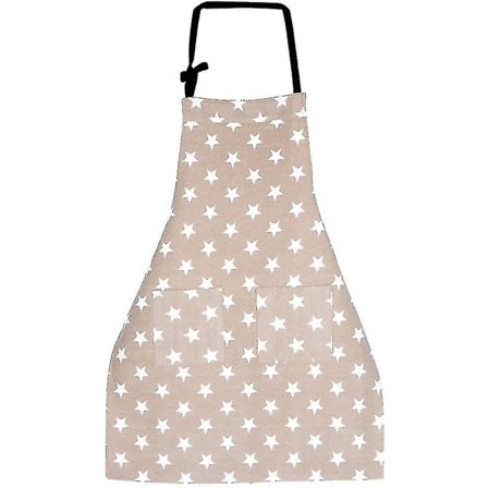 Forkle med Lomme Justerbar Matlagingsforkle Kjøkkenforkle Bib Forkle Grill Baking Dameforkle