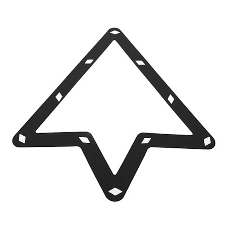 6 stk./sæt 9 & 10 Billard Rack Kugleholder Positionering Billardbord Pool Cue Tilbehør