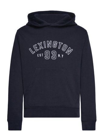 Lexington Clothing Lucas Logo Organic Cotton Hood - Navy - 170