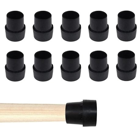 10 kpl Mustat tuolin jalan suojukset, Tuolin jalan suojukset, Tuolin jalan suojukset, Tuolin jalkasuoja, 2,5 cm pyöreille jaloille