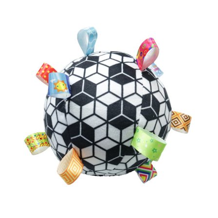 Firkantet fodbold kæledyrslydlegetøj bold, plys klokkebold, kat og hund