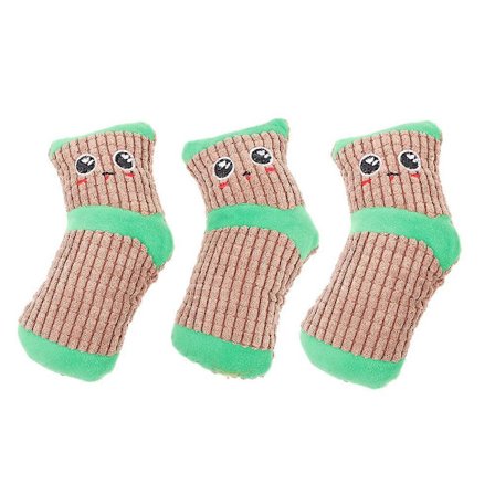 Hunde Plys Sok Legetøj til Kæledyrs Selv-Adspredelse og Bideresistent 3 stk.[D]