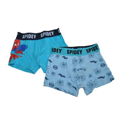 2-pack Boxerkalsonger Spider-man Blå Blue 6/8 År 122-134 Cm
