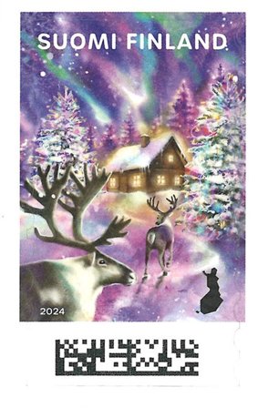 Finland - Julen 2024 - Hus - Postfrisk frimærke