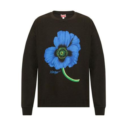 Kenzo Long sleeve T-shirt Sort, Herre Langærmet