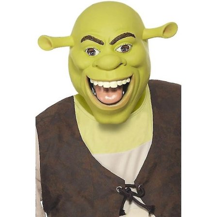 Shrek Latexmask, One Size